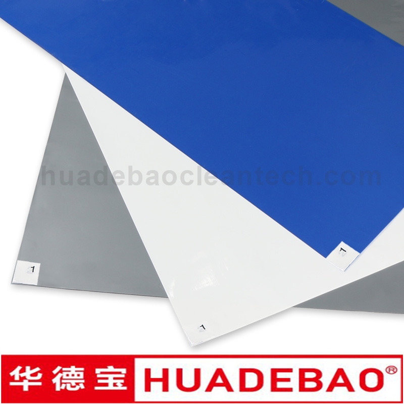 30 Layers Blue/White Color Cleanroom ESD Floor Tack Door Surface Adhesive Sticky Mats