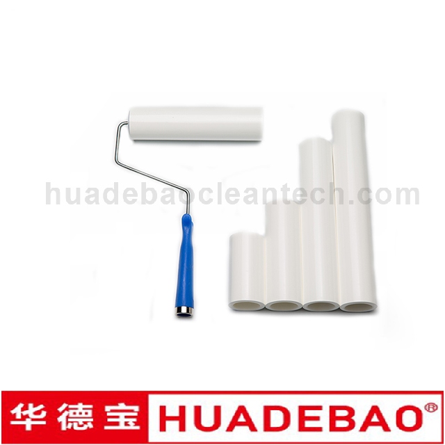 Factory Price Dust Remove Tacky Lint Roller Adhesive Disposable PE Cleanroom Sticky Roller