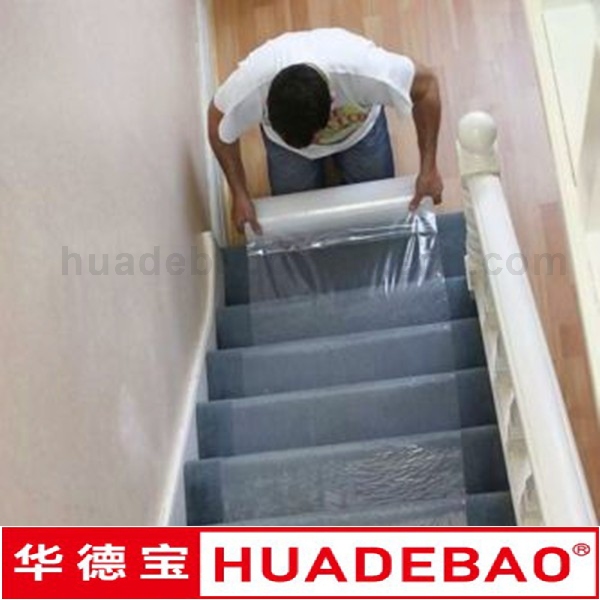 China Manufacture Waterproof Self-Adhesive Clear Carpet Protector Film 