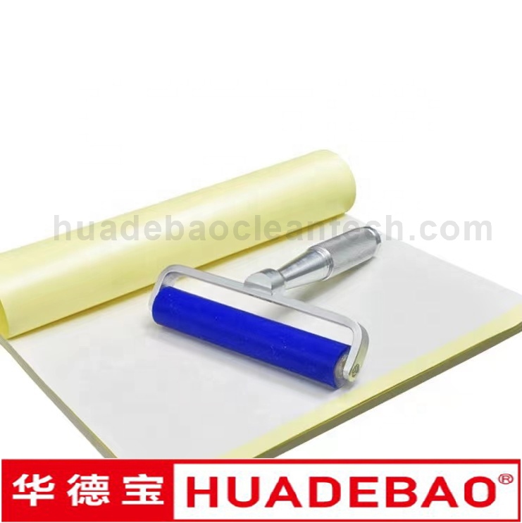 Disposable Peelable Dust Removal 33 X 24cm Dcr Sticky Pad for Silicone Sticky Roller Use