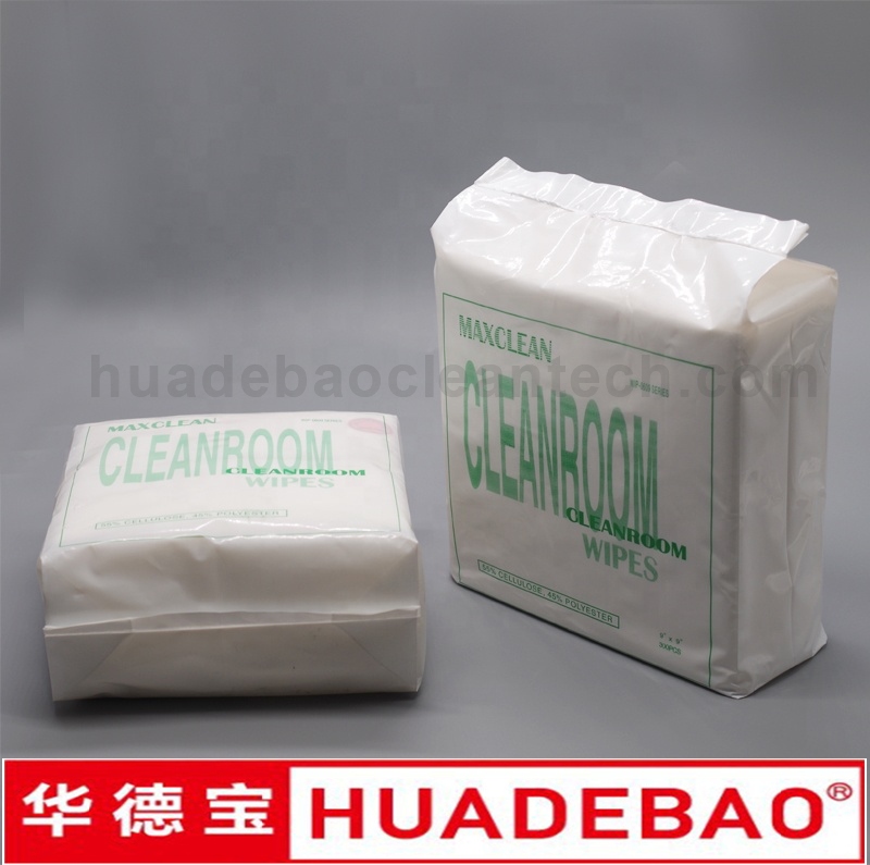 Direct Factory Supply Lint Free Cleaning Wipes Paper 100% Polyester Cleanroom Nonwoven Wiper