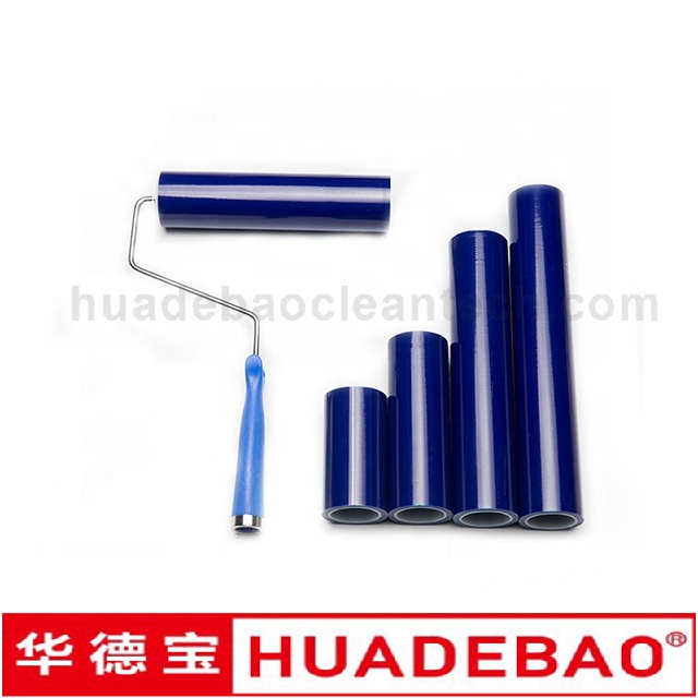 Dust Remove High Adhesive Cleaning Sticky Roller PE Washable Lint Sticky Roller for Floor Industrial