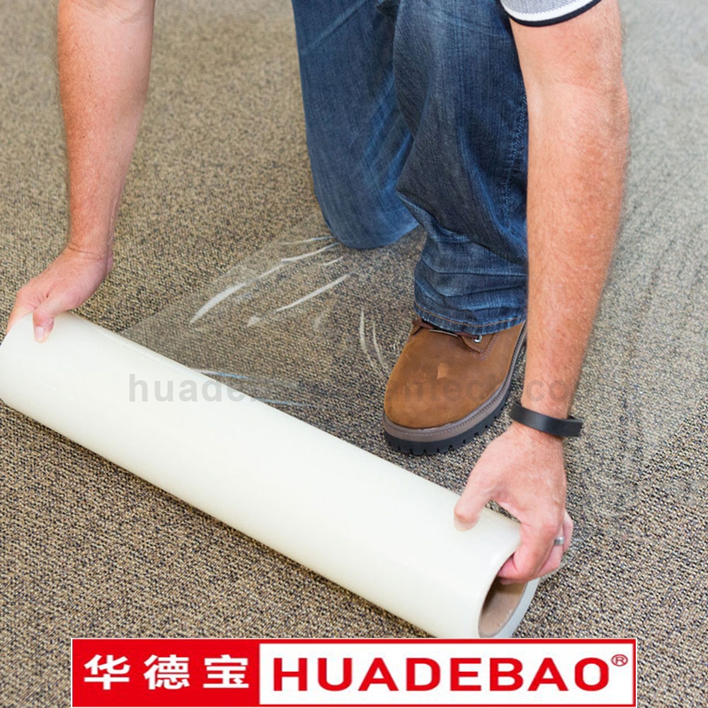  Self Adhesive Carpet Plastic Film for Carpet Surface Protection pictures & photos Self Adhesive Car