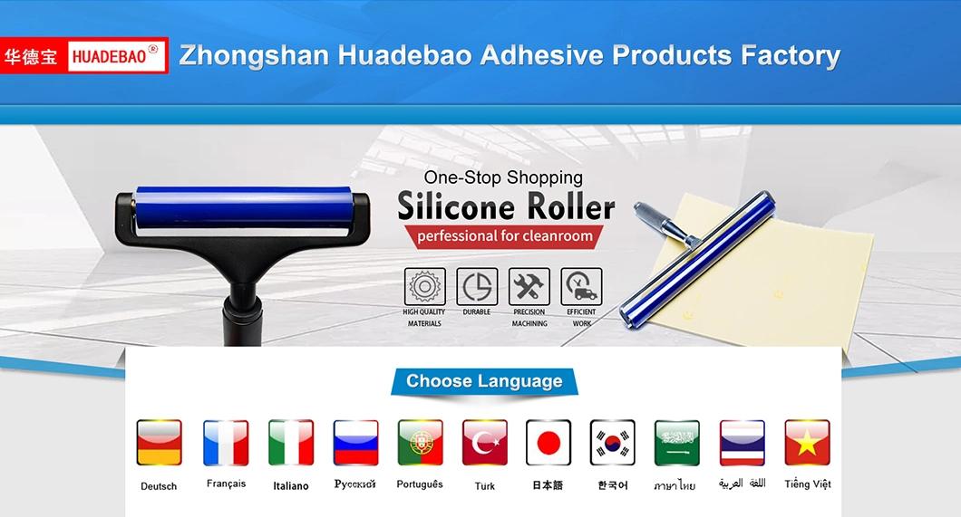 Plastic Handle Dust Cleaning Silicon Roller