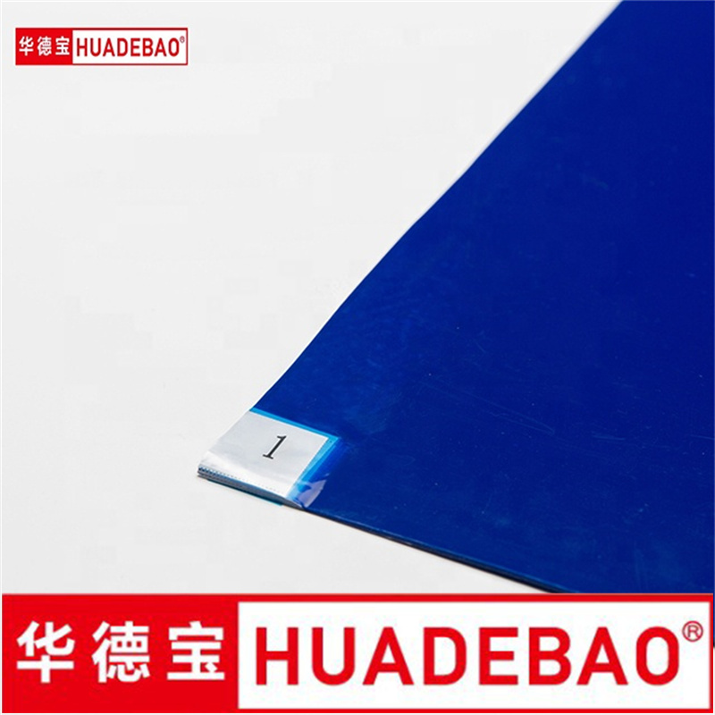 Blue Disposable Cleaning Dust Sticky Door Mat Dust Proof Sticky Mat/Cleanroom Antistatic ESD Dust St