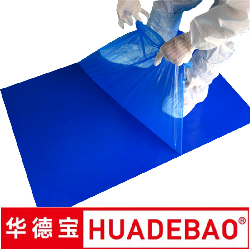 ESD PE Cleanroom Sticky Mat Peelable Floor Door Dust Control Mats Hospital Adhesive Tacky Anti Slip 