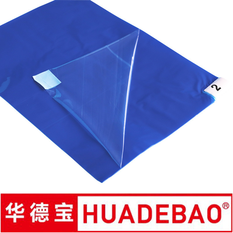 ESD PE Cleanroom Sticky Mat Peelable Floor Door Dust Control Mats Hospital Adhesive Tacky Anti Slip 