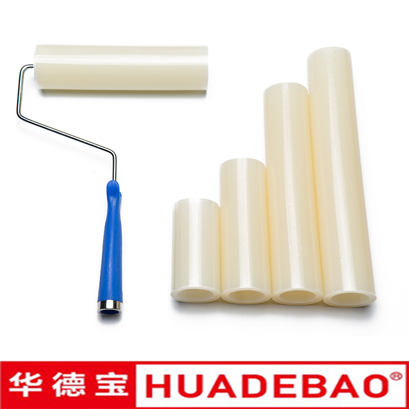 Hot Sale PE Cleanroom Washable Lint Cleaning Sticky Roller 4inch for Floor Industrial