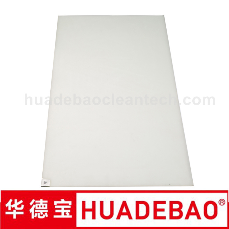 Strong Adhesive Easy-Peel Polyethylene Sheets No Residue Sticky Mat PE Clean Room Tacky Mat 24