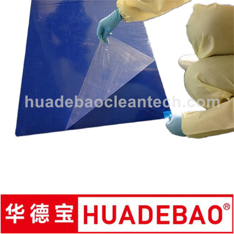 Hospital Use Portable Washable Disposable Decontaminating Mat Cleanroom Floor Sticky/Tacky/Cleanroom