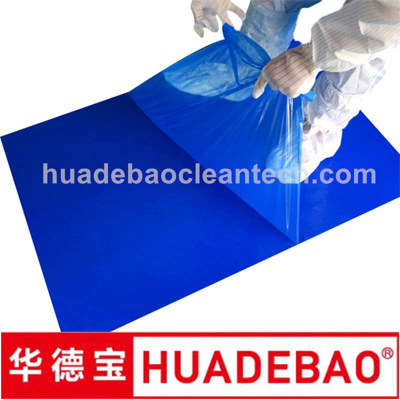 30 Layers Blue/White Color Cleanroom ESD Floor Tack Door Surface Adhesive Sticky Mats