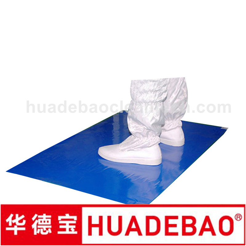 30 Layers Blue/White Color Cleanroom ESD Floor Tack Door Surface Adhesive Sticky Mats