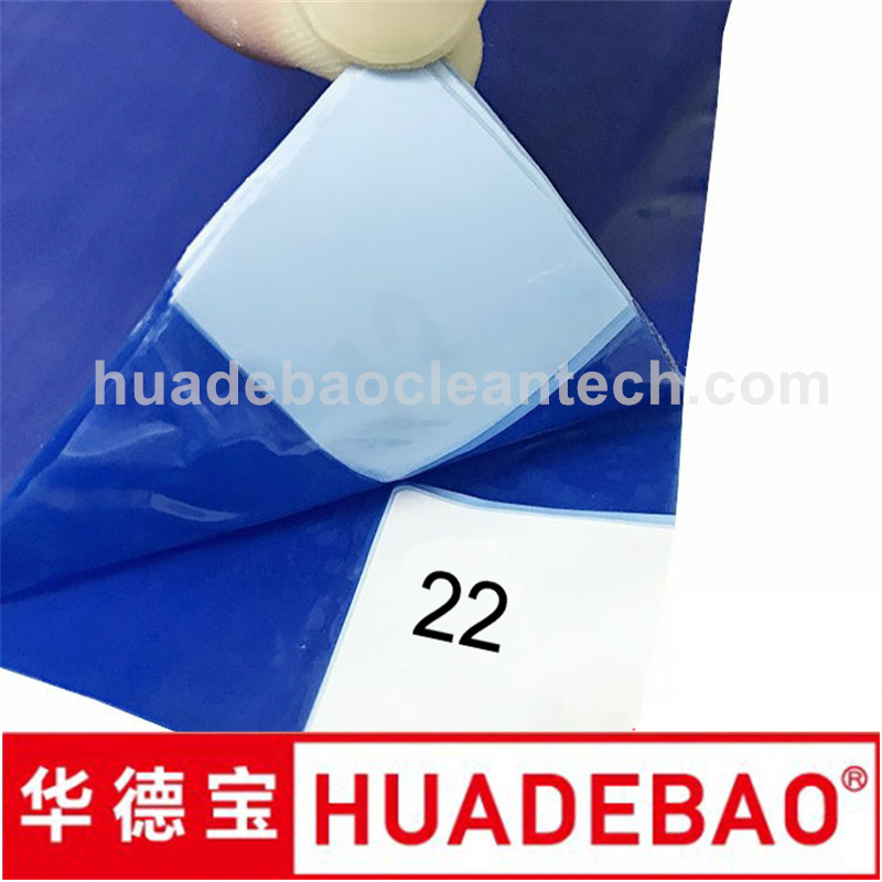 30 Layers Blue/White Color Cleanroom ESD Floor Tack Door Surface Adhesive Sticky Mats