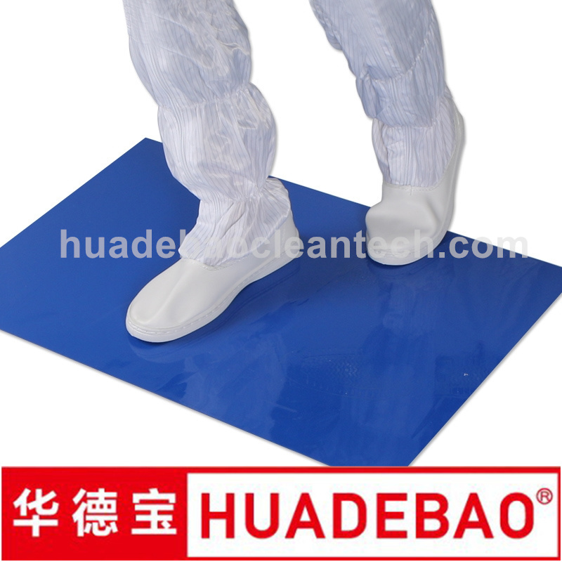 Hospital Use Portable Washable Disposable Decontaminating Mat Cleanroom Floor Sticky/Tacky/Cleanroom