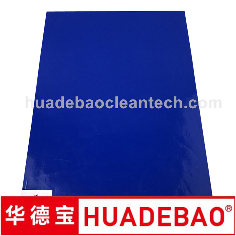 Strong Adhesive Easy-Peel Polyethylene Sheets No Residue Sticky Mat PE Clean Room Tacky Mat 18