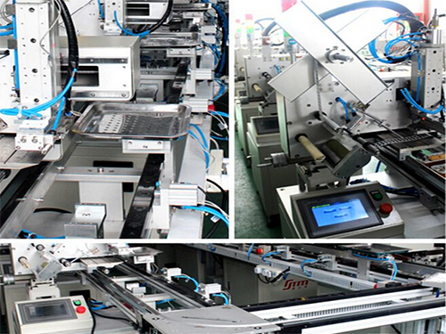 Mobile phone labeling automatic production line