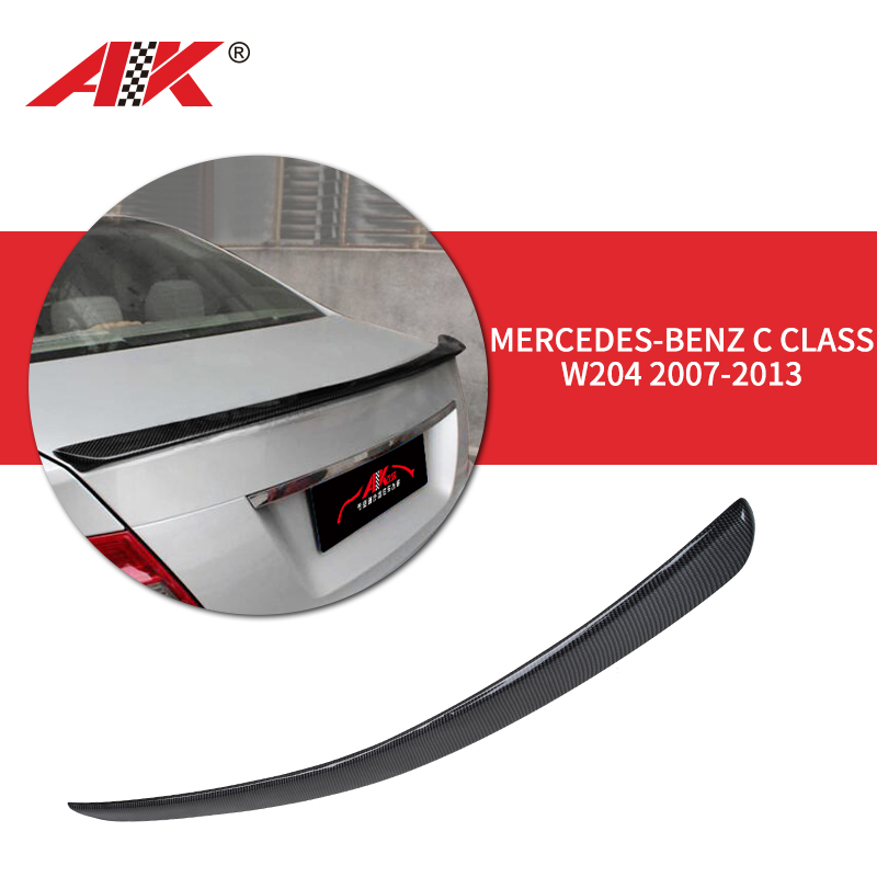 AK-6204 Mercedes-Benz C class W204 2007-2013 Rear Spoiler 