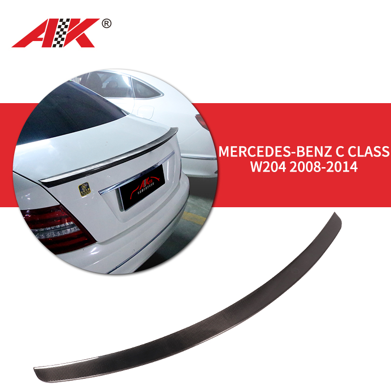 AK-6214 Mercedes-Benz C class W204 2008-2014 Rear Spoiler 