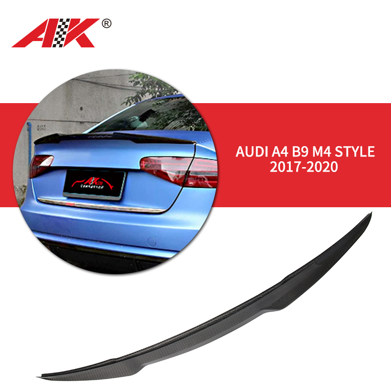 AK-6308 AUDI A4 B9 M4 style 2017-2020 Rear Spoiler 