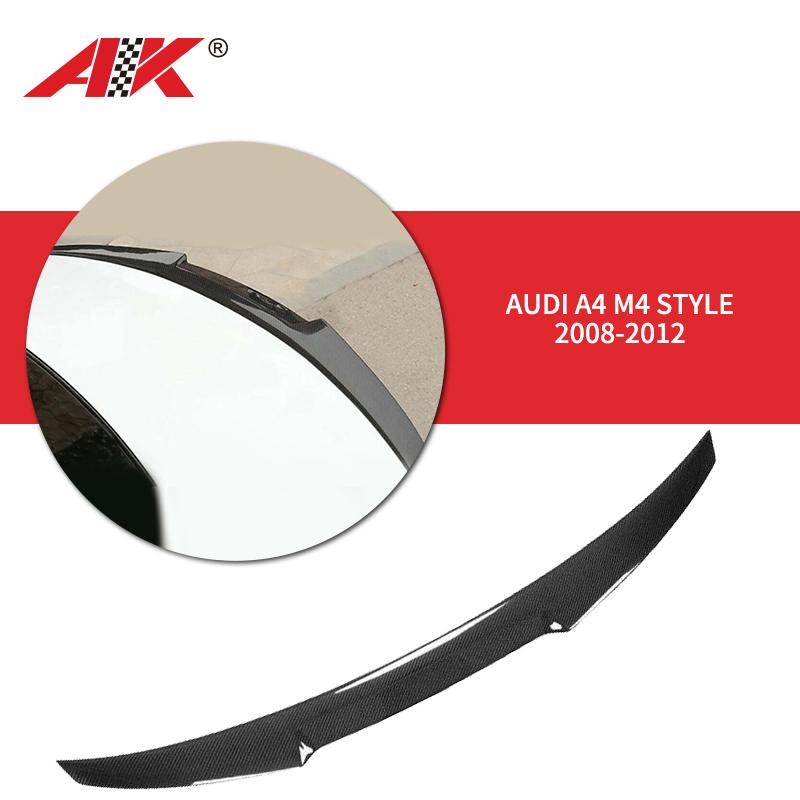 AK-6314 AUDI A4 M4 style 2008-2012 Rear Spoiler 