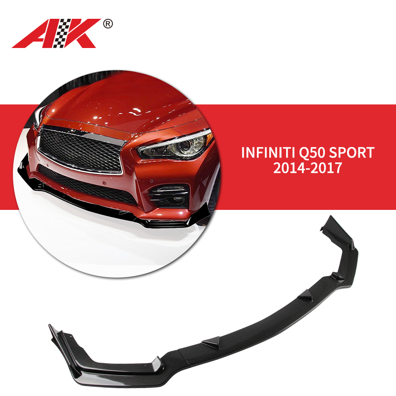 AK-89630 INFINITI Q50 Sport  2014-2017 front bumper lip