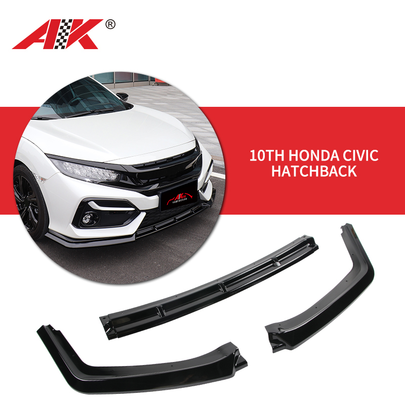 AK-89530 10th Honda Civic hatchback front bumper lip