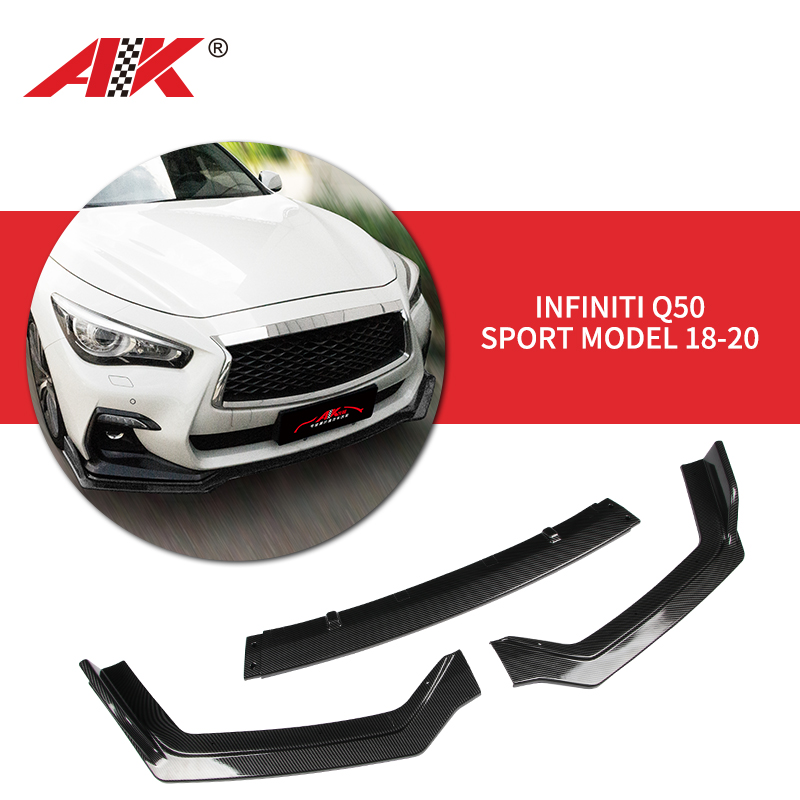 AK-89511 INFINITI Q50 sport 2018-2020 front bumper lip