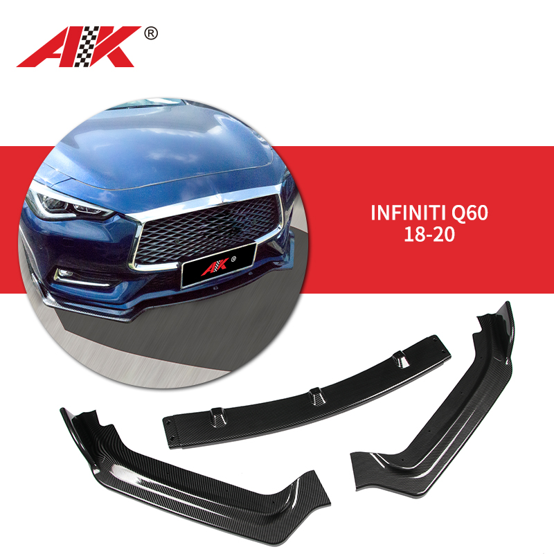 AK-89520 INFINITI Q60 2018-2020 front bumper lip