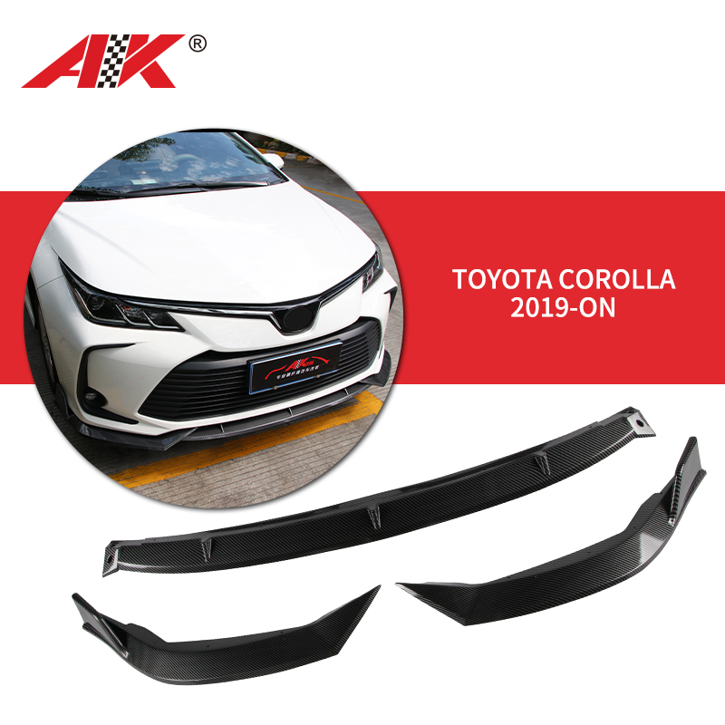 AK-89683 Toyota Corolla 2019-on front bumper lip