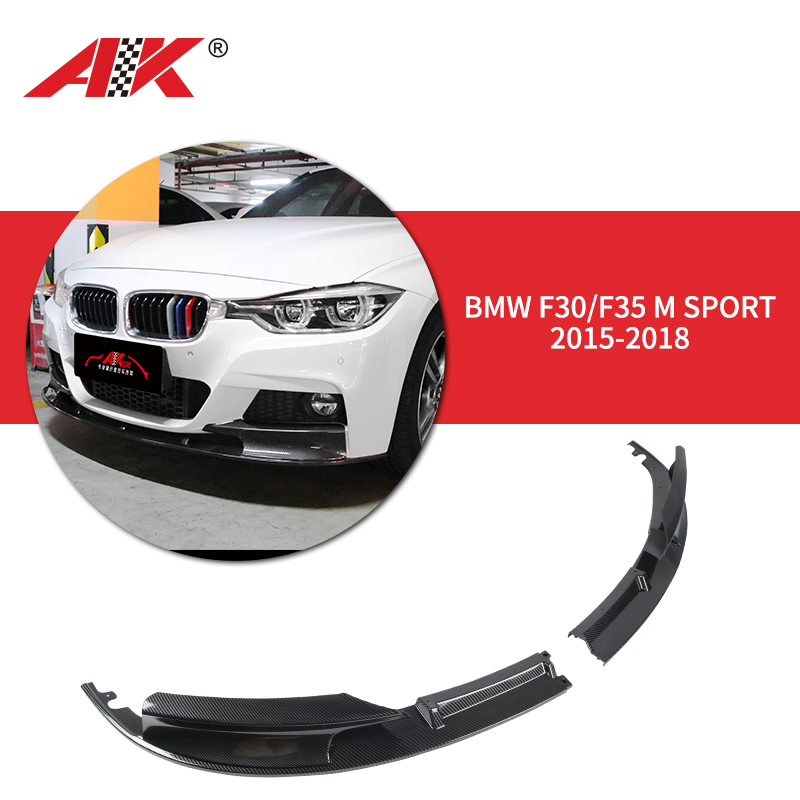 AK-89673 BMW 3 series F30 F35 M sport  2015-2018 front bumper lip