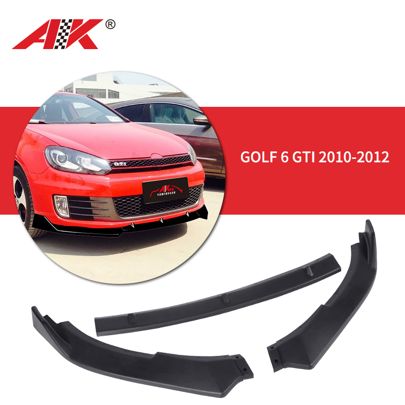 AK-89565 Golf 6 GTI 2010-2012 front bumper lip