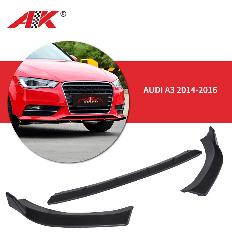 AK-89579 Audi A3 2014-2016 front bumper lip