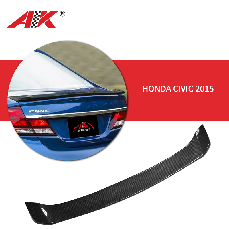 AK-6403 Honda CIVIC 2015 Carbon Fiber Rear Spoiler