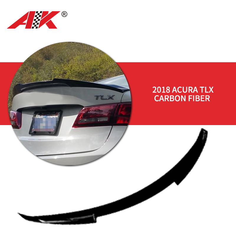 AK-6419 2018 Acura TLX carbon fiber Rear Spoiler