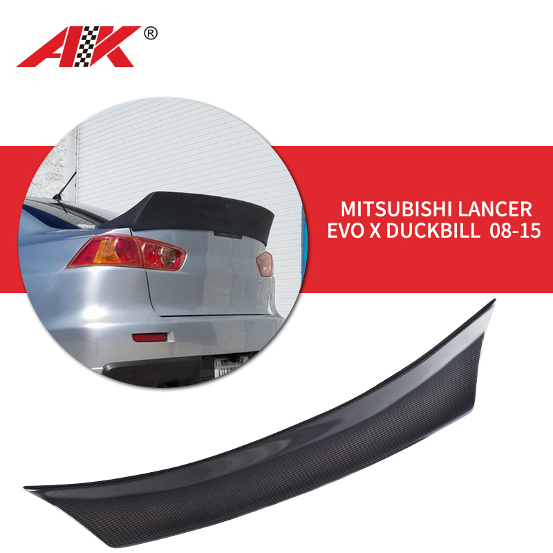 AK-7601 08-15 Mitsubishi Lancer EVO X Duckbill Rear Spoiler