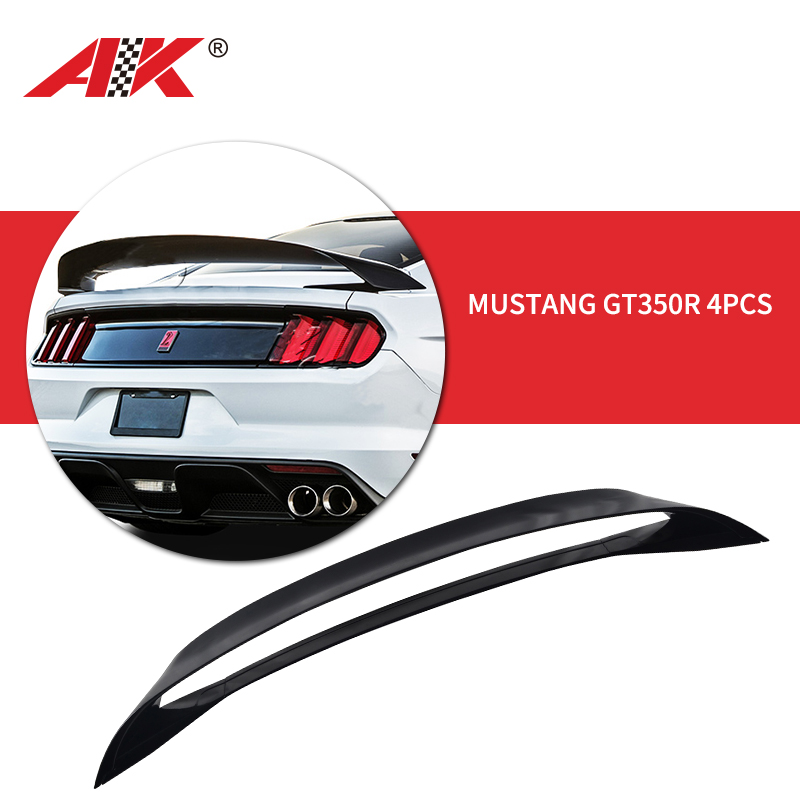 AK-7201 Mustang GT350R 4pcs Rear Spoiler