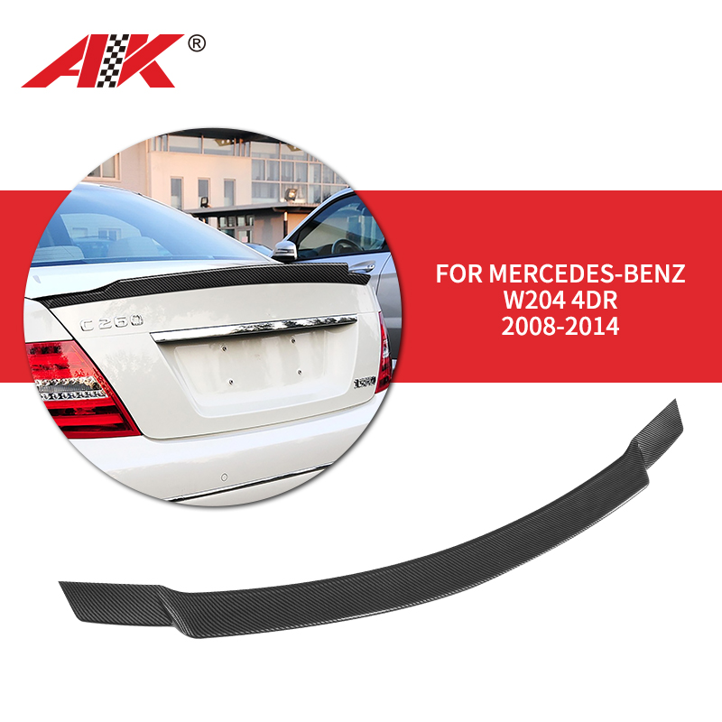 AK-9054 MERCEDES BENZ W204 4DR 2008-2014 Plastic Rear Spoiler 