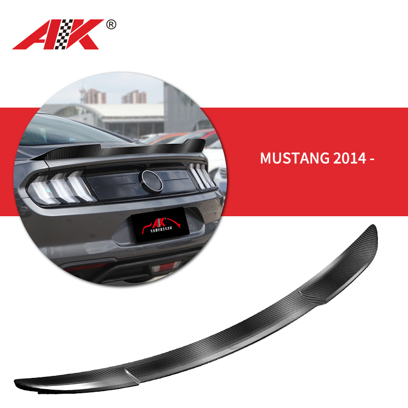 AK-7206 Ford Mustang 2014-2021 Carbon Fiber Rear Spoiler 