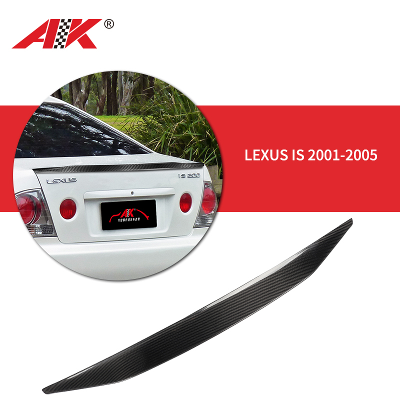 AK-6641 LEXUS IS 2001-2015 Carbon Fiber Rear Spoiler 
