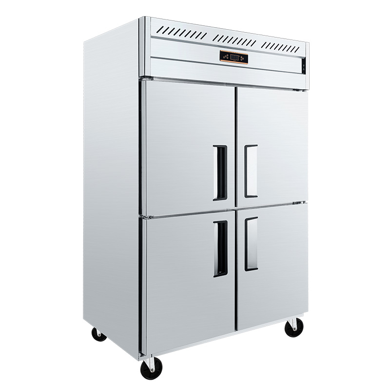 kitchen appliance commercial upright stainless steel fridge for restaurant