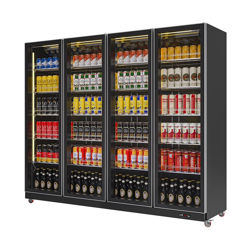 beer bar counter display fridge upright display refrigerator for bar