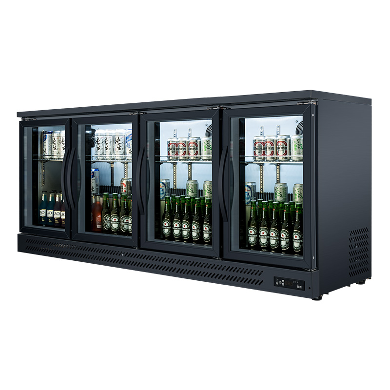 Glass door chiller small freezer drinks cooler industrial refrigerator display mini bar fridge