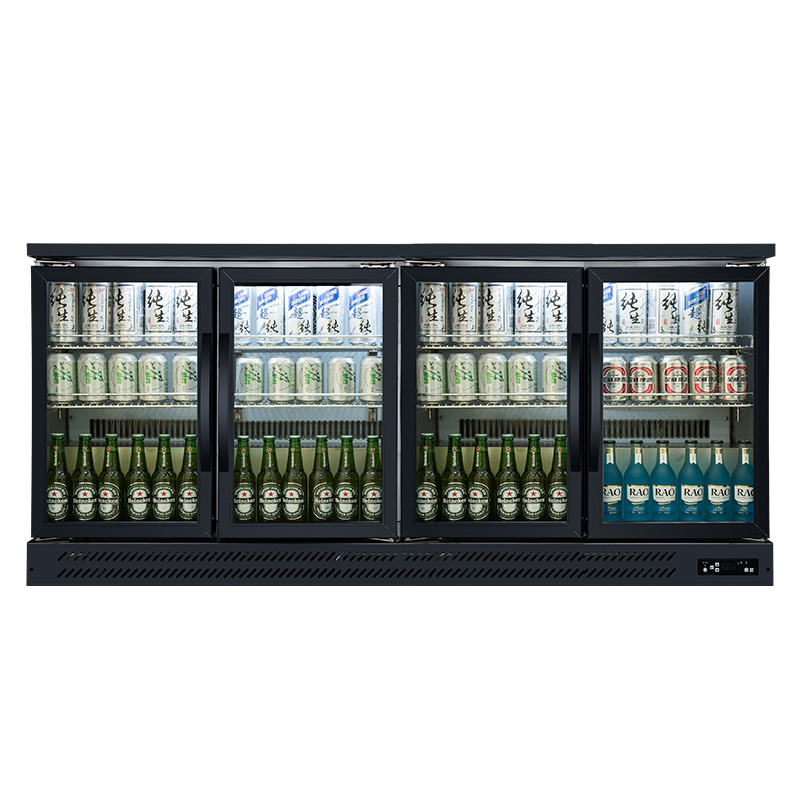 Bar Counter Frozen Chilled soft drink coke coffee Store Layer Style display freezers