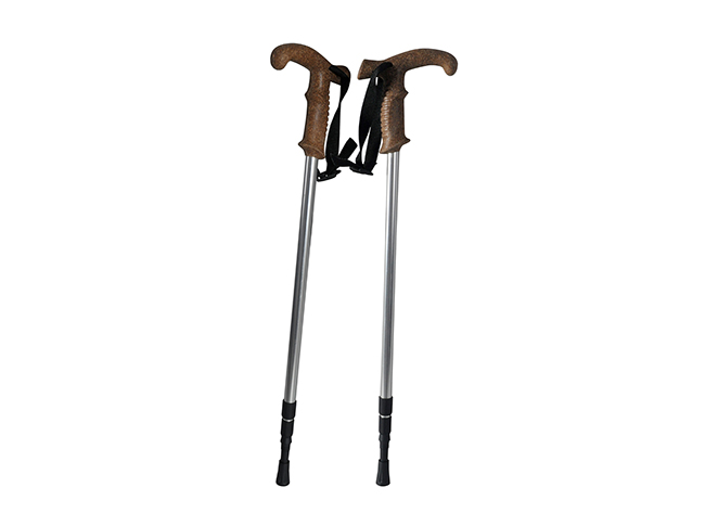 Aluminum Three Sections Trekking Pole