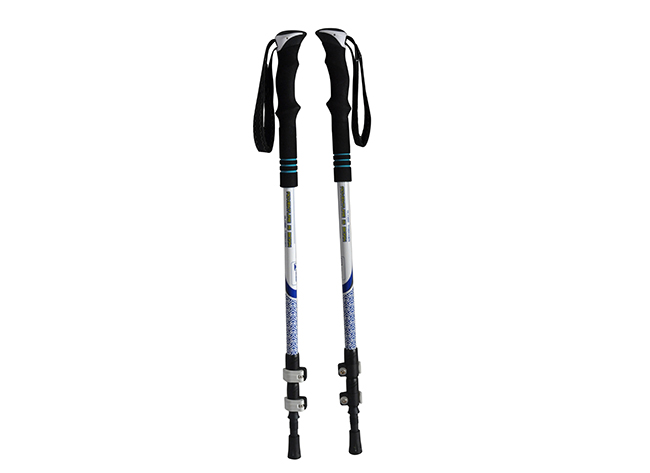 Aluminum Three Sections Trekking Pole