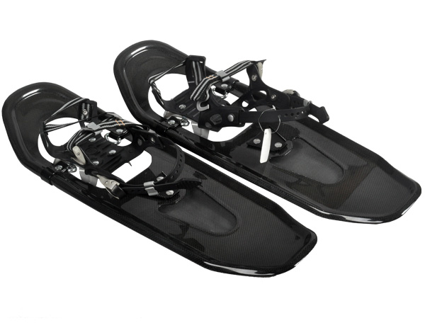 Carbon fiber snowshoes