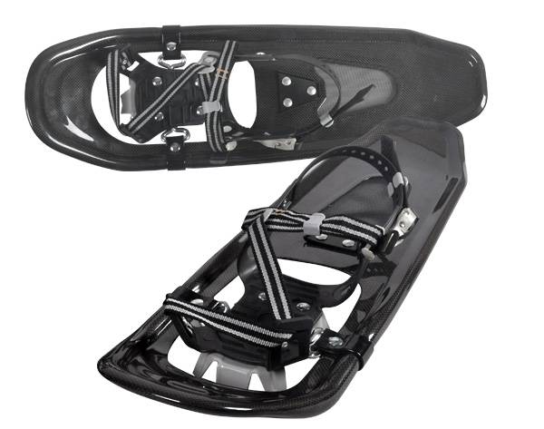 Carbon fiber snowshoes