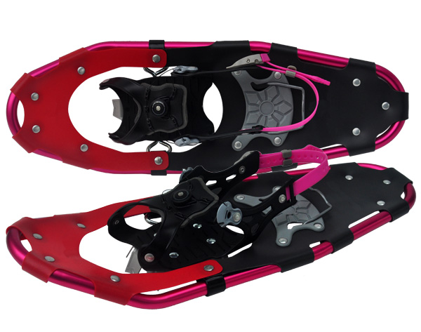 Aluminum frame BOA system snowshoes