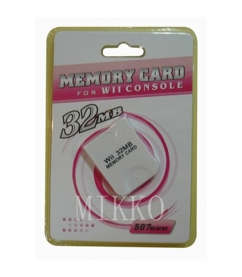 WII MEMROY CARD 32MB