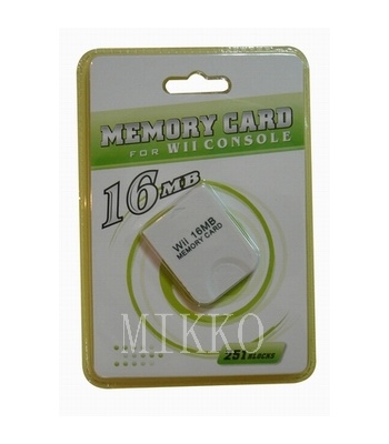 WII MEMORY CARD 16MB